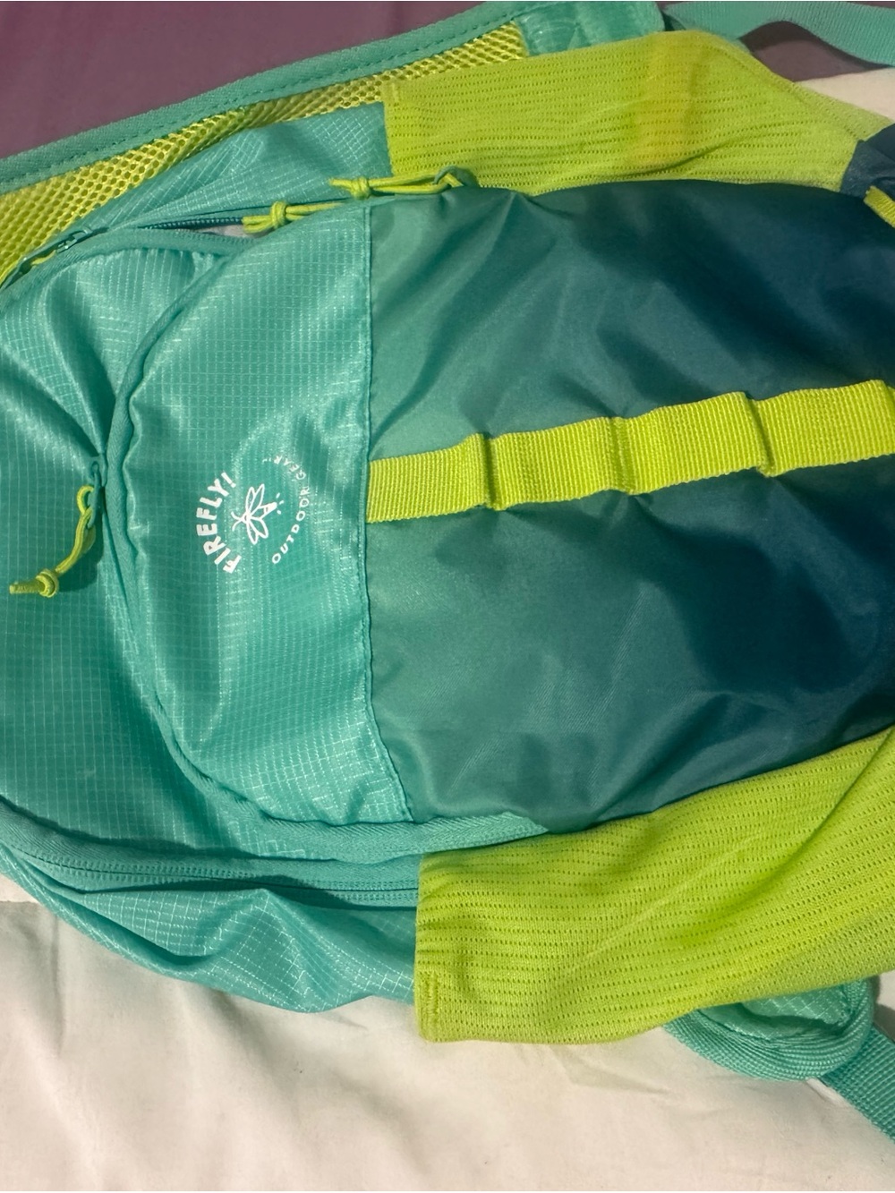 Kids' Teal & Lime backpack